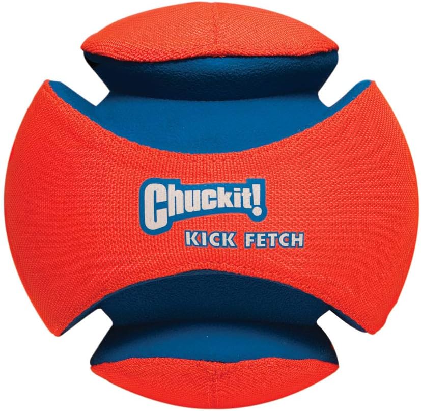 Chuckit Kick Fetch Ball Dog Toy, Large (8 Inch)