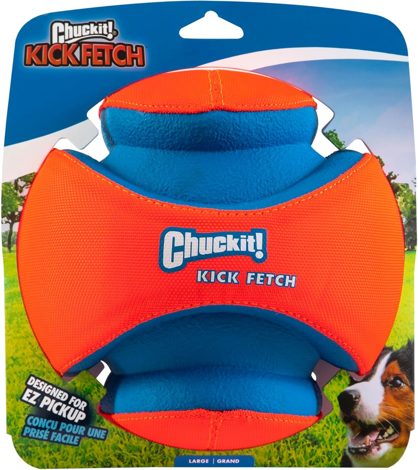 Chuckit Kick Fetch Ball Dog Toy, Large (8 Inch)